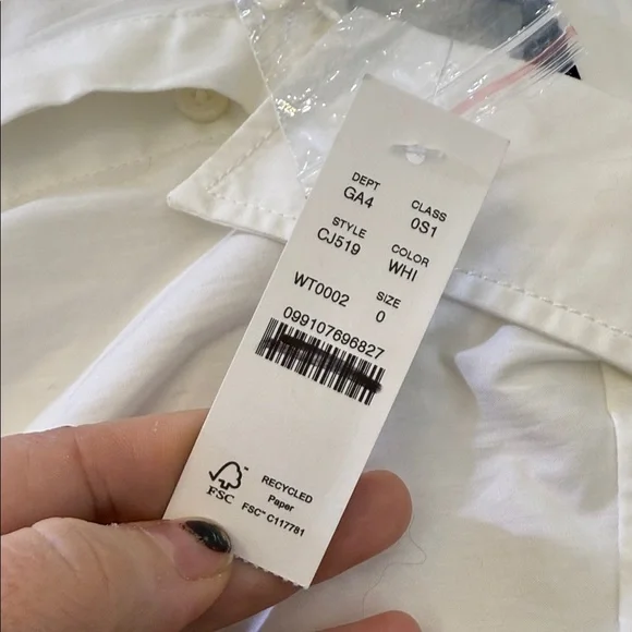 J. Crew Fitted-waist shirtdress in cotton poplin Size 0 - Picture 6 of 9